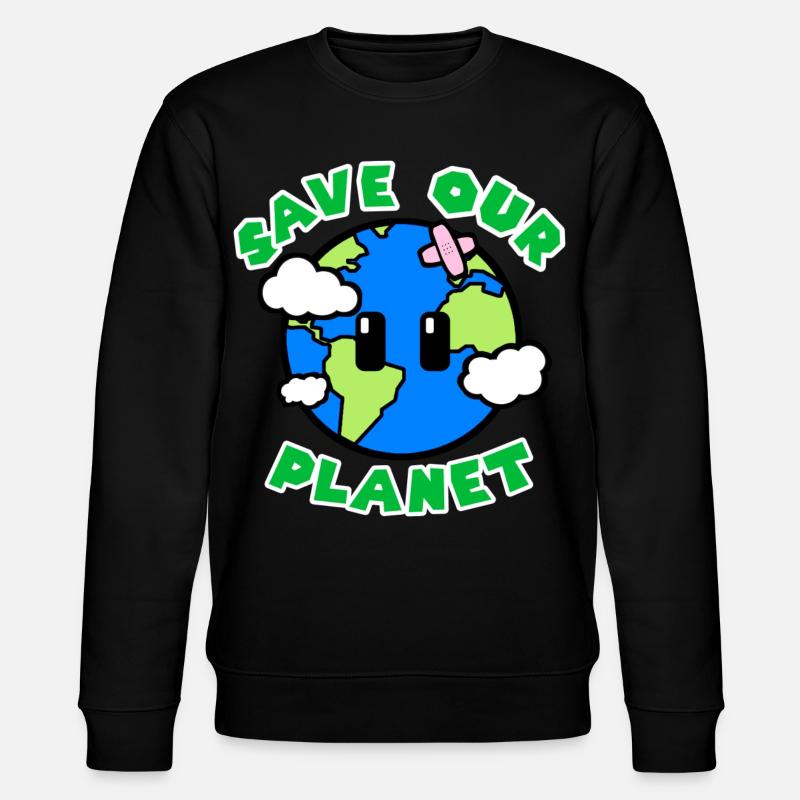 Save Our Planet - Stanley/Stella Unisex Bio-Sweatshirt CHANGER - Schwarz