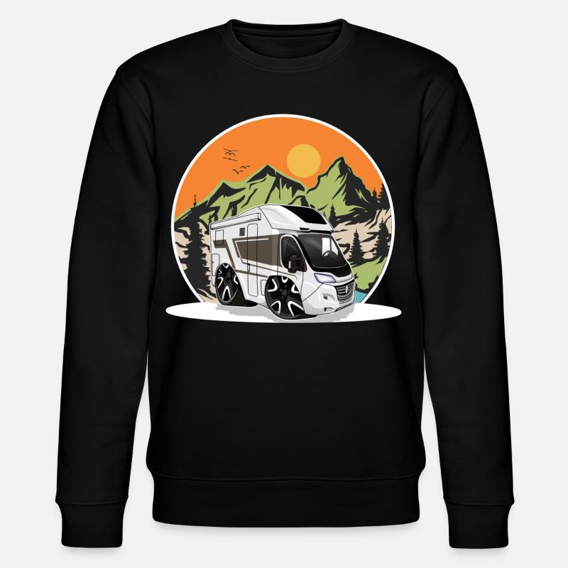 Camping Camper Campen - Stanley/Stella Unisex Bio-Sweatshirt CHANGER - Schwarz