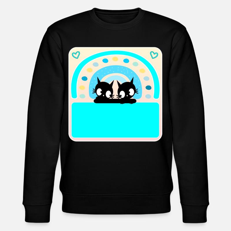 Badge de nom des chats - Sweat bio CHANGER Stanley/Stella Unisexe - noir
