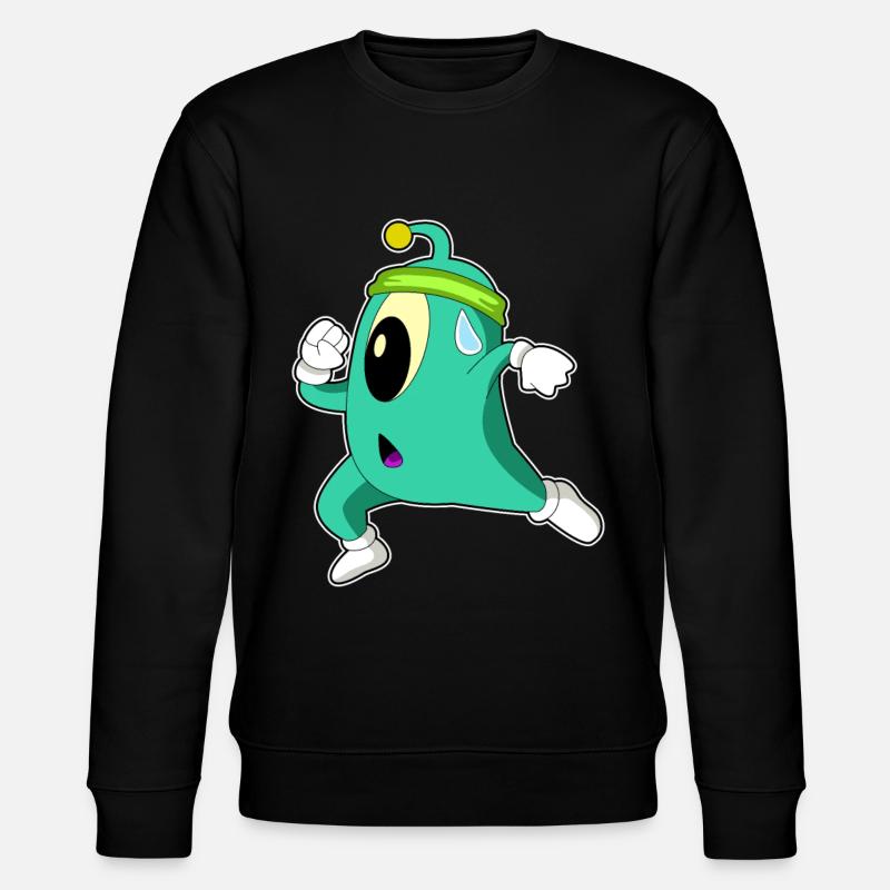 Alien en joggeur - Sweat bio CHANGER Stanley/Stella Unisexe - noir