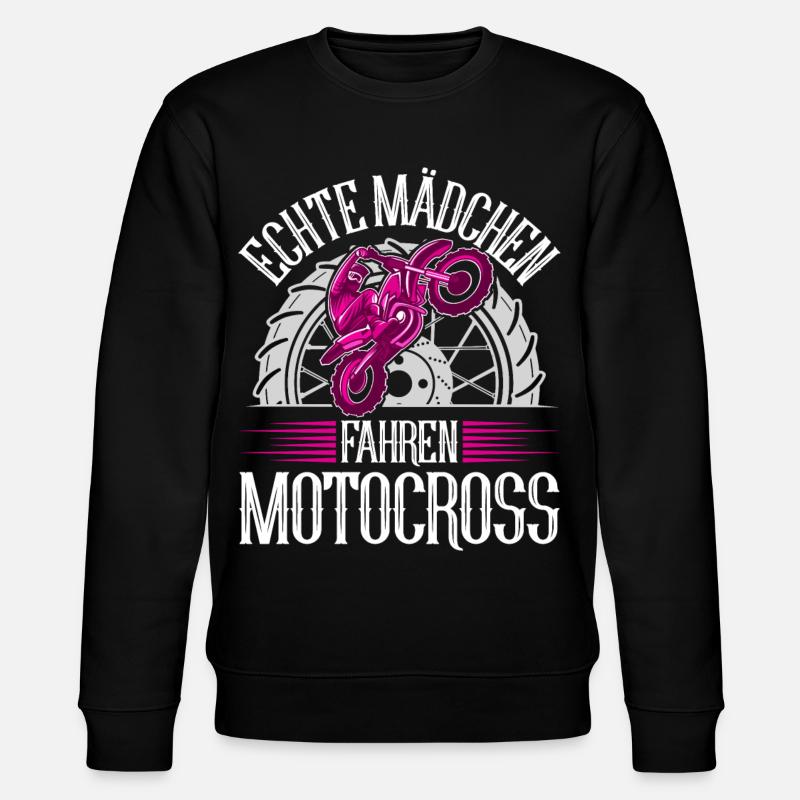 Motocross - Stanley/Stella Unisex Bio-Sweatshirt CHANGER  - Schwarz