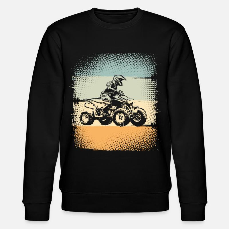 Quad ATV Offroad Quadfahrer - Stanley/Stella Unisex Bio-Sweatshirt CHANGER  - Schwarz