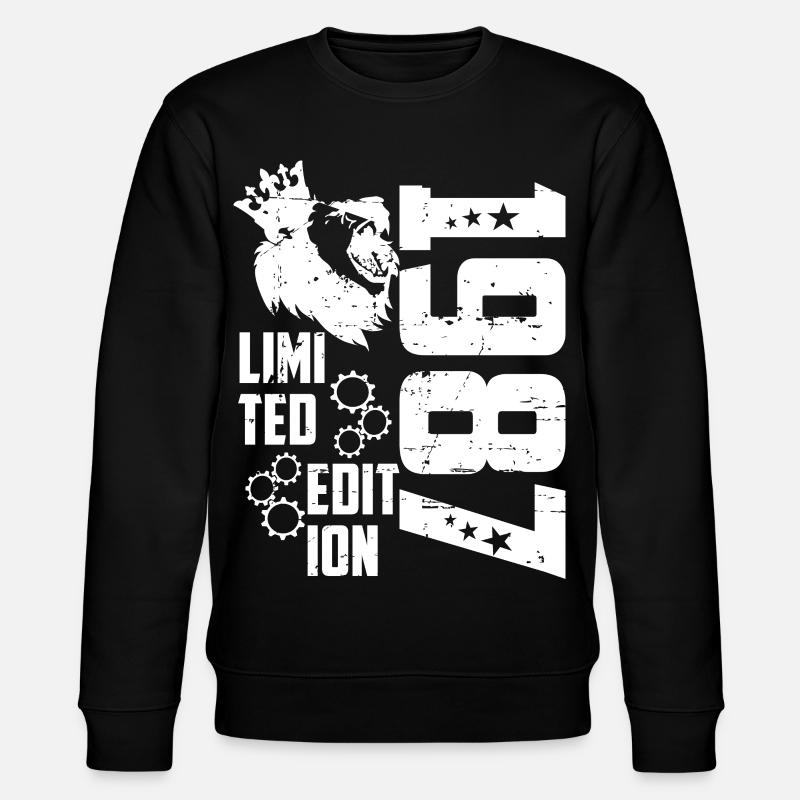 1987 Born Édition Limitée - Sweat bio CHANGER Stanley/Stella Unisexe - noir