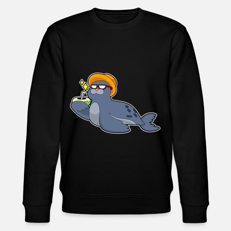 Sceller à la noix de - Sweat bio CHANGER Stanley/Stella Unisexe - noir