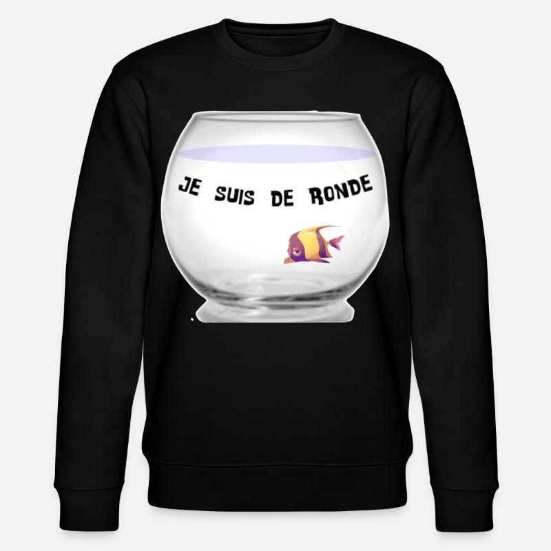 Poisson - Sweat bio CHANGER Stanley/Stella Unisexe - noir