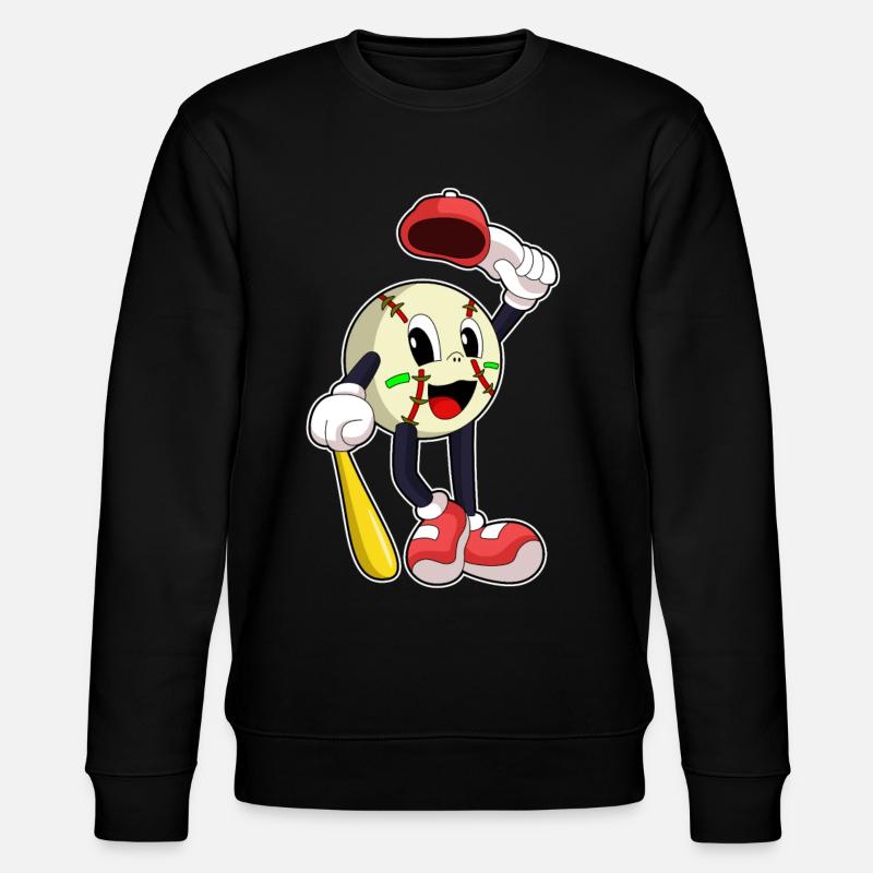 Baseball avec batte de baseball - Sweat bio CHANGER Stanley/Stella Unisexe - noir
