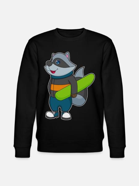 Snowboardeur Raton Snowboard - Sweat bio CHANGER Stanley/Stella Unisexe - noir