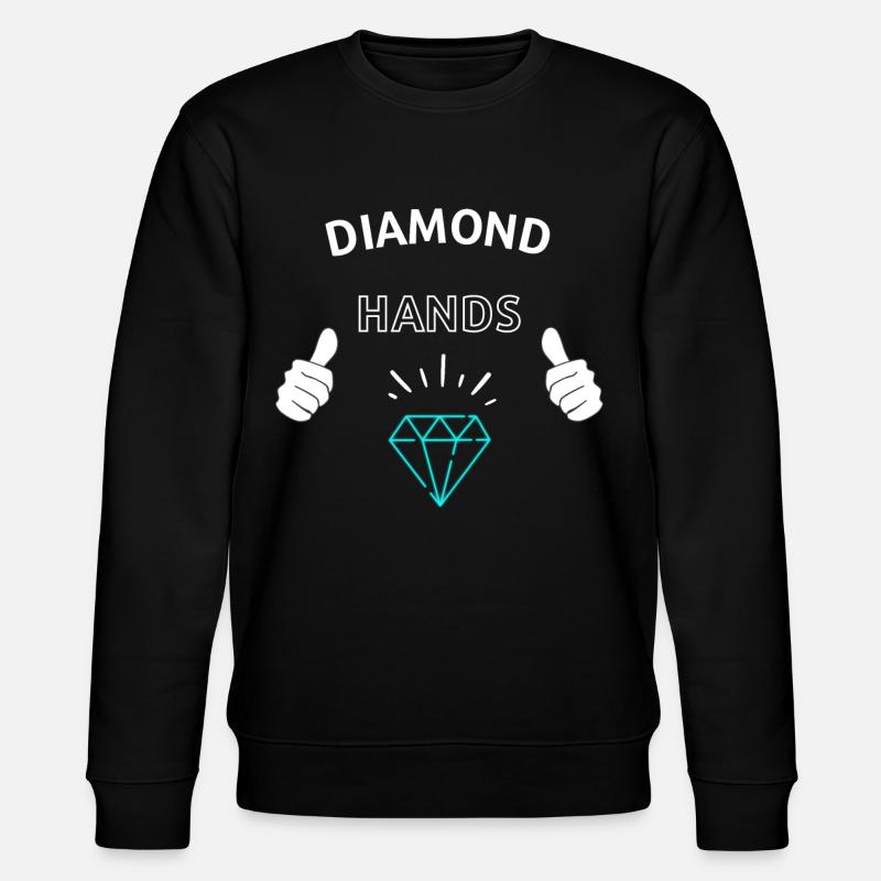 Diamond Hands Crypto - Sweat bio CHANGER Stanley/Stella Unisexe - noir