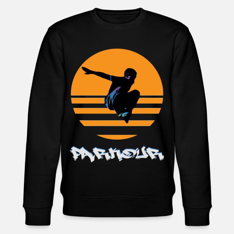 Parkour - Stanley/Stella Unisex Bio-Sweatshirt CHANGER  - Schwarz