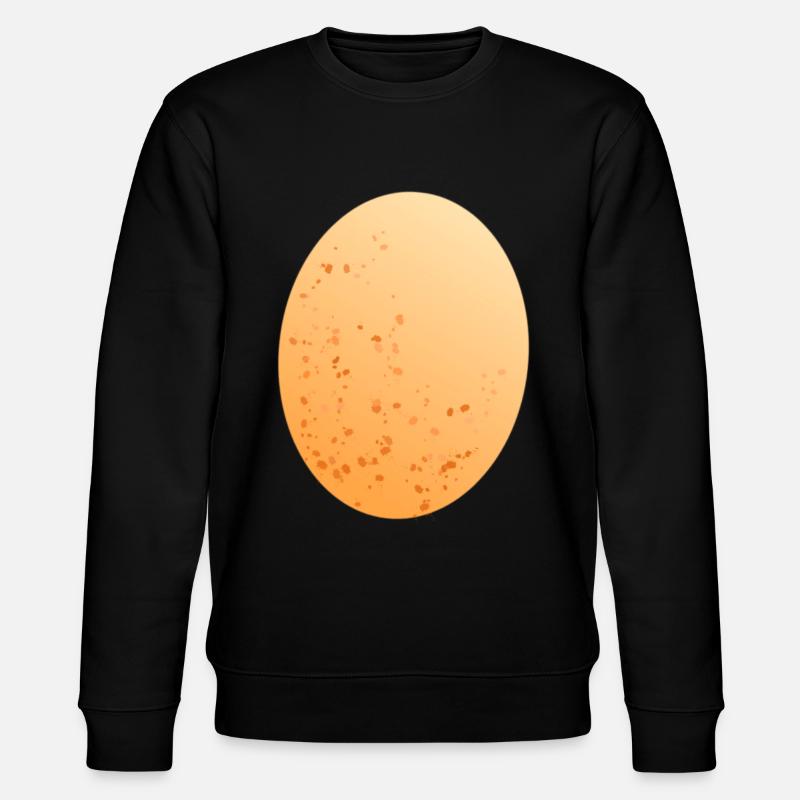 Egg chicken egg - Stanley/Stella CHANGER Unisex Organic Sweatshirt - black