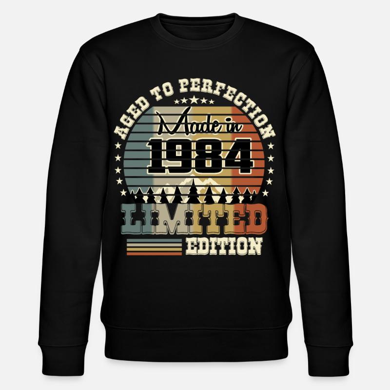 Édition limitée 1984 - Sweat bio CHANGER Stanley/Stella Unisexe - noir