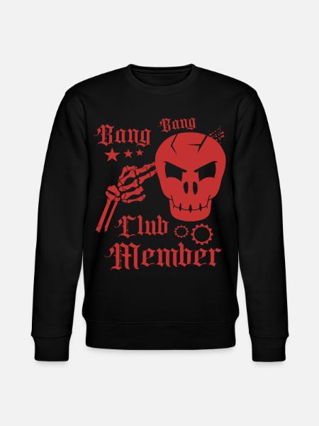Bang Bang Club Member - Stanley/Stella CHANGER Unisex Organic Sweatshirt - black