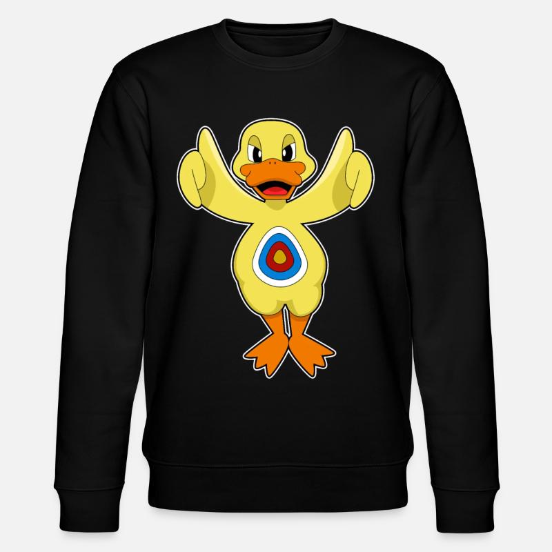 Cible de fléchettes canard - Sweat bio CHANGER Stanley/Stella Unisexe - noir
