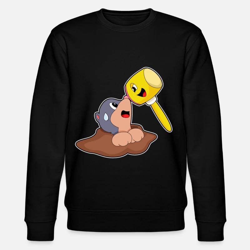 Marteau-taupe - Sweat bio CHANGER Stanley/Stella Unisexe - noir