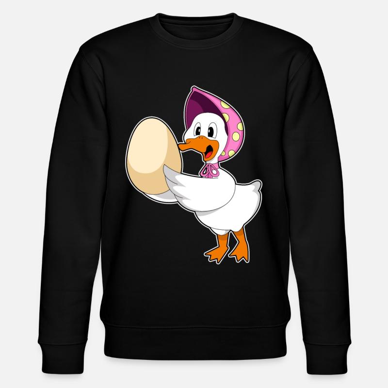 Oeuf de canard - Sweat bio CHANGER Stanley/Stella Unisexe - noir