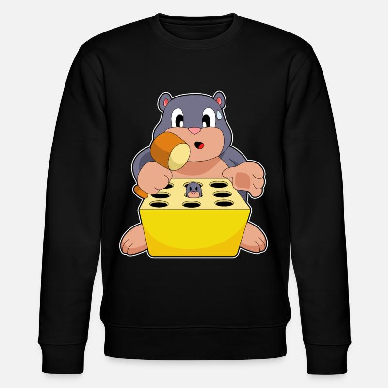 Mole Game - Stanley/Stella CHANGER Unisex Organic Sweatshirt - black