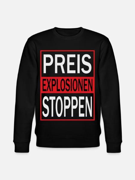 Stop price explosions - Stanley/Stella CHANGER Unisex Organic Sweatshirt - black