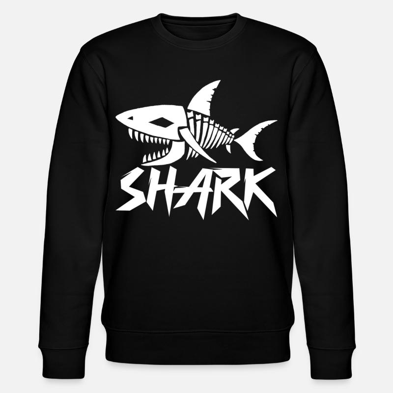 Squelette de requin - Sweat bio CHANGER Stanley/Stella Unisexe - noir