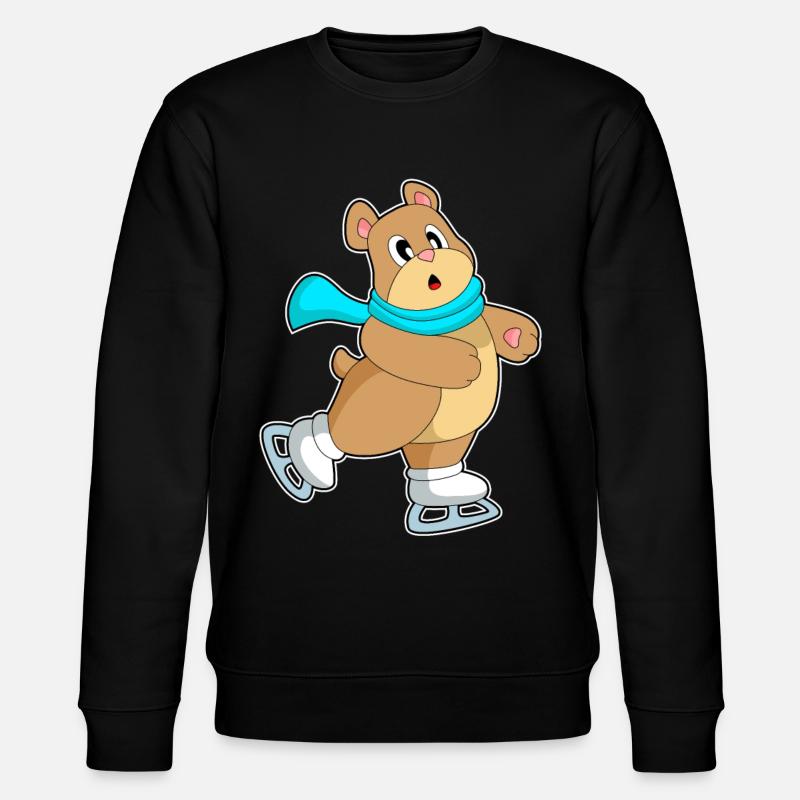 Patins à glace Bear - Sweat bio CHANGER Stanley/Stella Unisexe - noir