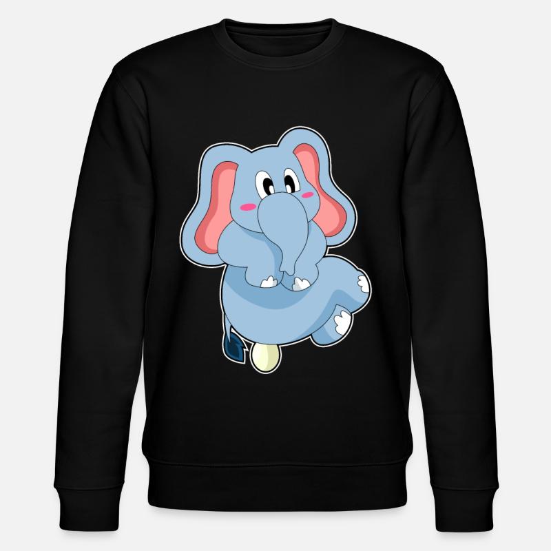 Elefant Ei - Stanley/Stella Unisex Bio-Sweatshirt CHANGER  - Schwarz
