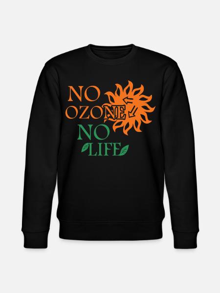 No ozone No life - Stanley/Stella CHANGER Unisex Organic Sweatshirt - black