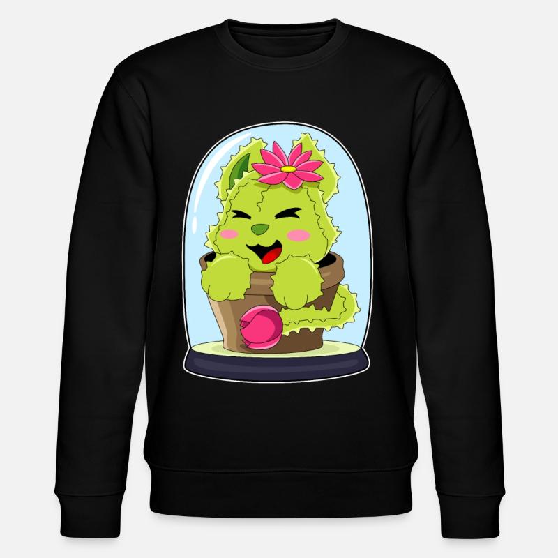 Cactus chat - Sweat bio CHANGER Stanley/Stella Unisexe - noir