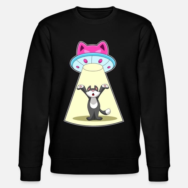 Vaisseau spatial pour chat - Sweat bio CHANGER Stanley/Stella Unisexe - noir