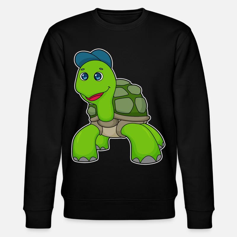 Schildkröte Cap - Stanley/Stella Unisex Bio-Sweatshirt CHANGER - Schwarz