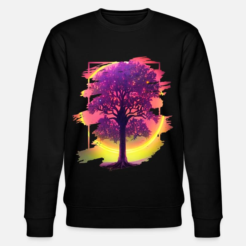 Tree - Stanley/Stella CHANGER Unisex Organic Sweatshirt - black