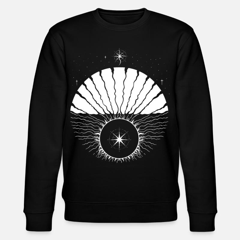 Wintersonnenwende Julmond Yule - Stanley/Stella Unisex Bio-Sweatshirt CHANGER - Schwarz