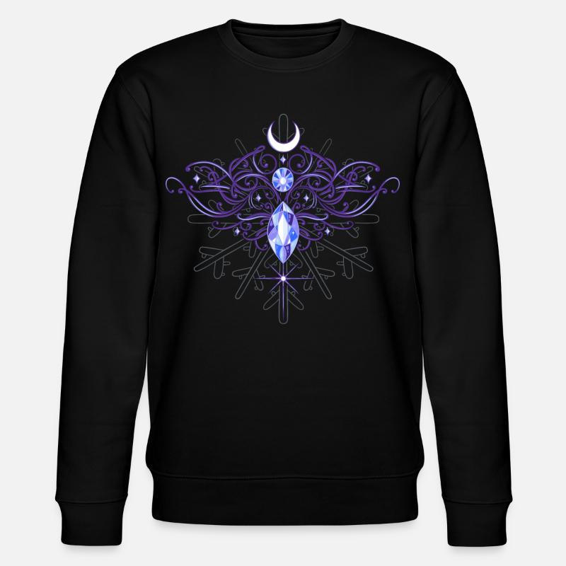Déesse des neiges flocon de neige - Sweat bio CHANGER Stanley/Stella Unisexe - noir