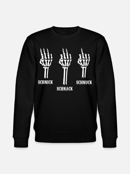 Schnick, Schnack, Schnuck - Stanley/Stella Unisex Bio-Sweatshirt CHANGER  - Schwarz