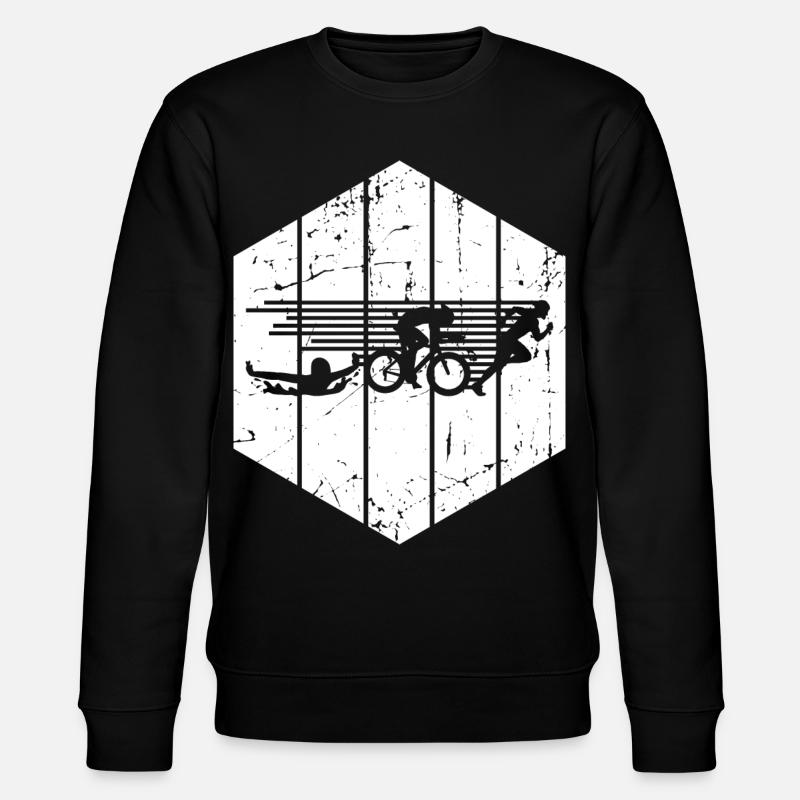 Compétition de triathlon - Sweat bio CHANGER Stanley/Stella Unisexe - noir