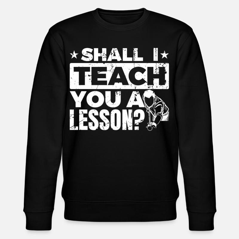 Leçon de billard - Sweat bio CHANGER Stanley/Stella Unisexe - noir