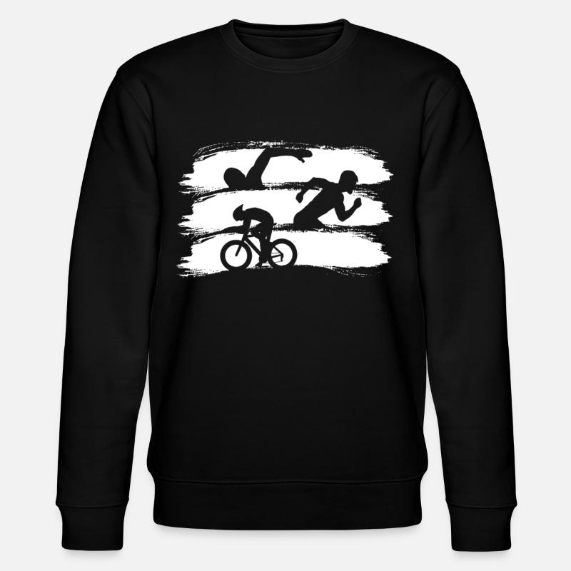 Course de triathlon - Sweat bio CHANGER Stanley/Stella Unisexe - noir