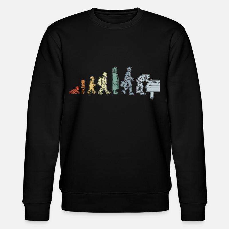 Pool Evolution - Stanley/Stella Unisex Bio-Sweatshirt CHANGER  - Schwarz