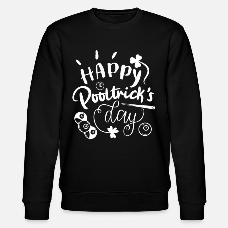 Pool St. Patrick's Day - Stanley/Stella CHANGER Unisex Organic Sweatshirt - black