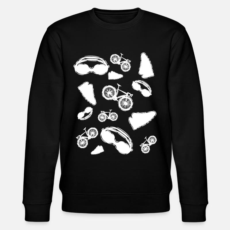 Triathlon Icons - Stanley/Stella Unisex Bio-Sweatshirt CHANGER  - Schwarz