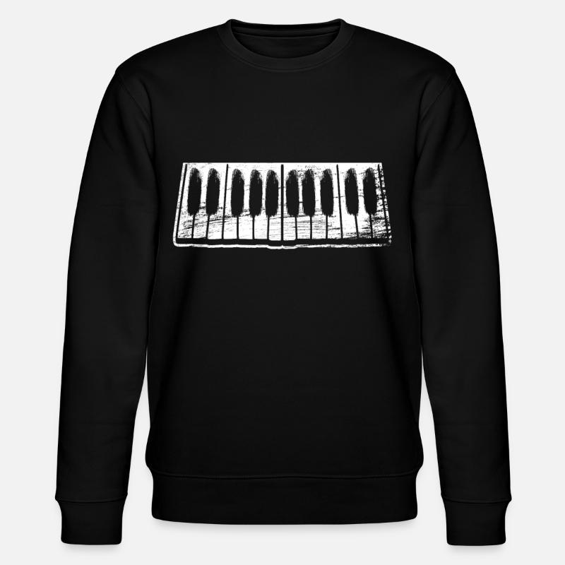 Klavier Keyboard - Stanley/Stella Unisex Bio-Sweatshirt CHANGER  - Schwarz