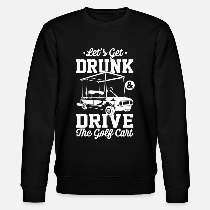 Golf et bière - Sweat bio CHANGER Stanley/Stella Unisexe - noir