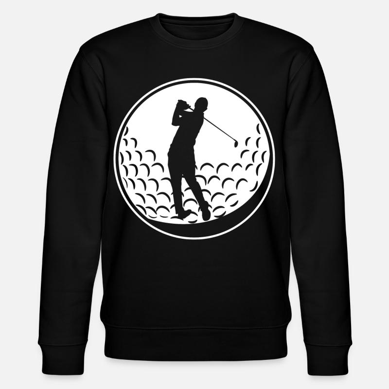 Golfball - Stanley/Stella Unisex Bio-Sweatshirt CHANGER  - Schwarz