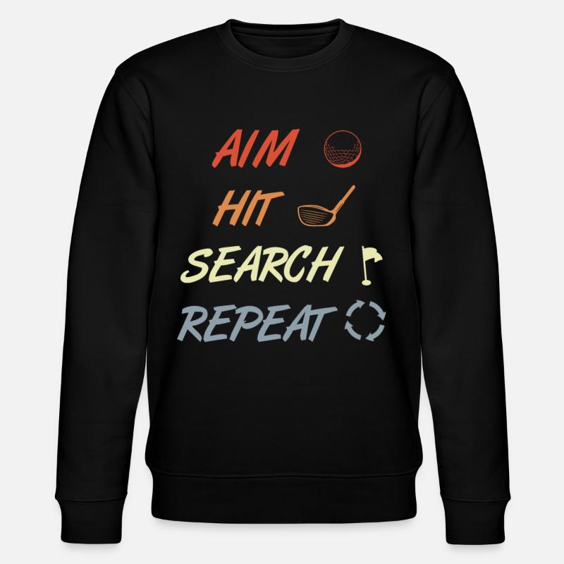 Golf Routine - Sweat bio CHANGER Stanley/Stella Unisexe - noir