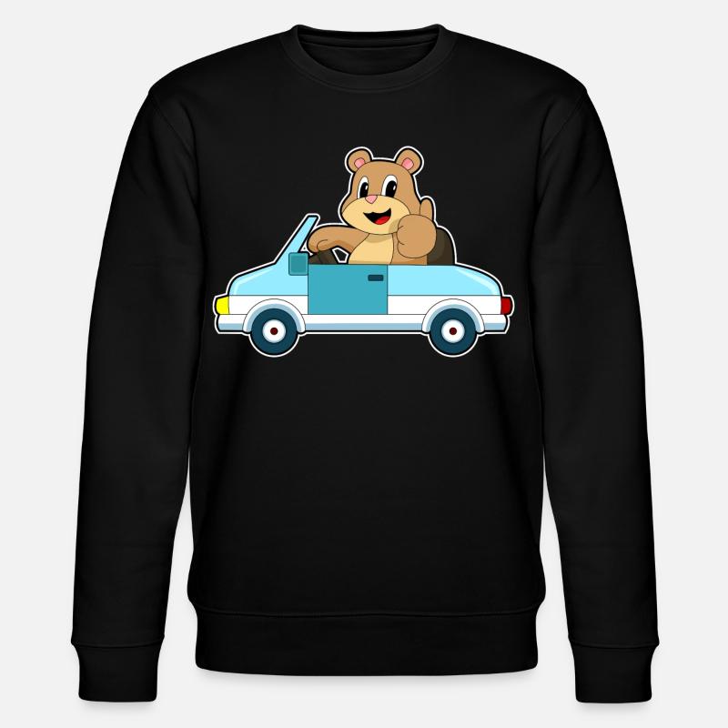 Bär Auto - Stanley/Stella Unisex Bio-Sweatshirt CHANGER - Schwarz