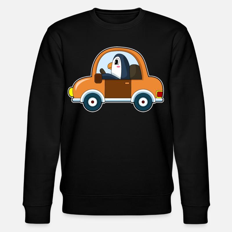 Pinguin Auto - Stanley/Stella Unisex Bio-Sweatshirt CHANGER  - Schwarz
