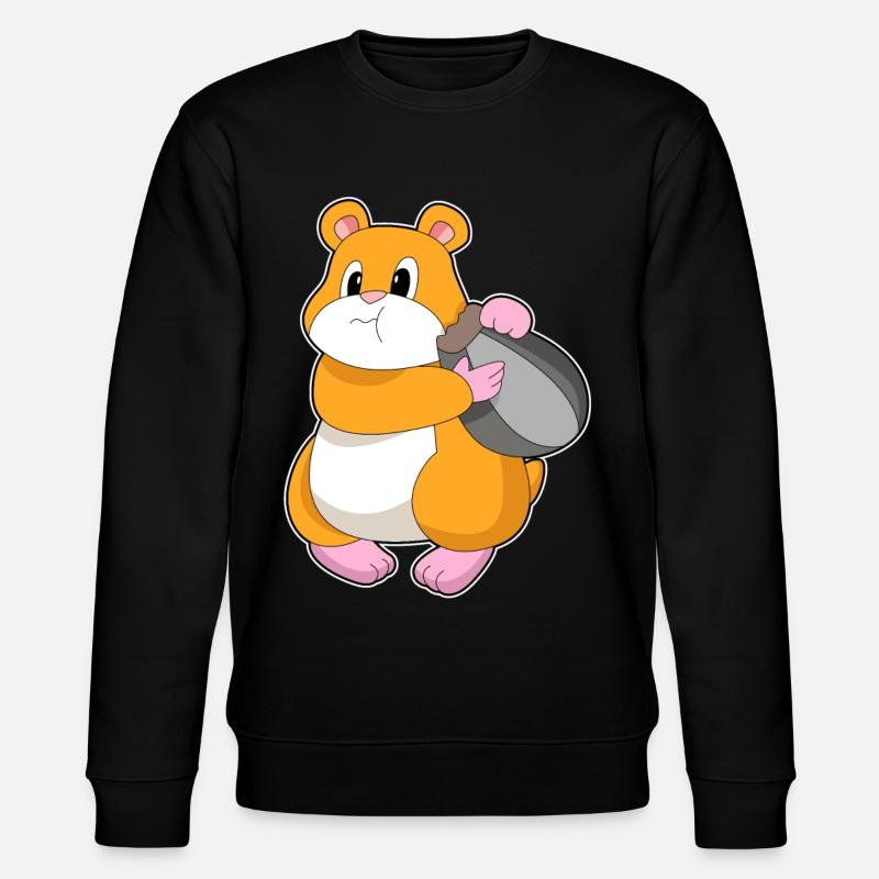 Hamster Noyer - Sweat bio CHANGER Stanley/Stella Unisexe - noir
