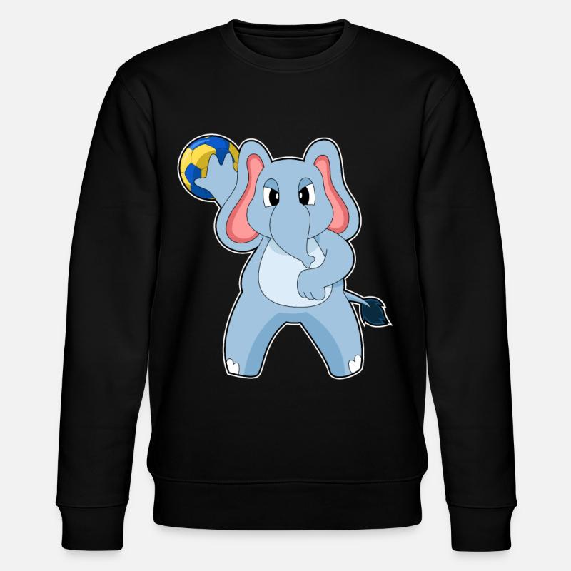 Eléphant Handballeur Handball - Sweat bio CHANGER Stanley/Stella Unisexe - noir