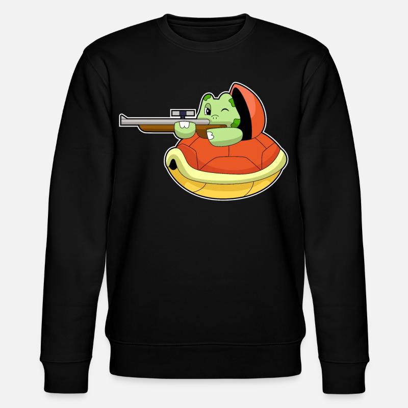 Fusil de sniper Turtle - Sweat bio CHANGER Stanley/Stella Unisexe - noir