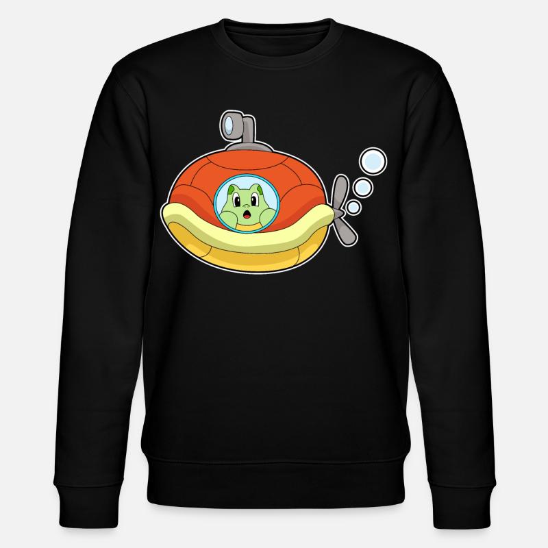 Tortue sous-marine - Sweat bio CHANGER Stanley/Stella Unisexe - noir