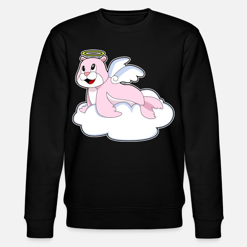 Nuages de phoque Ange - Sweat bio CHANGER Stanley/Stella Unisexe - noir