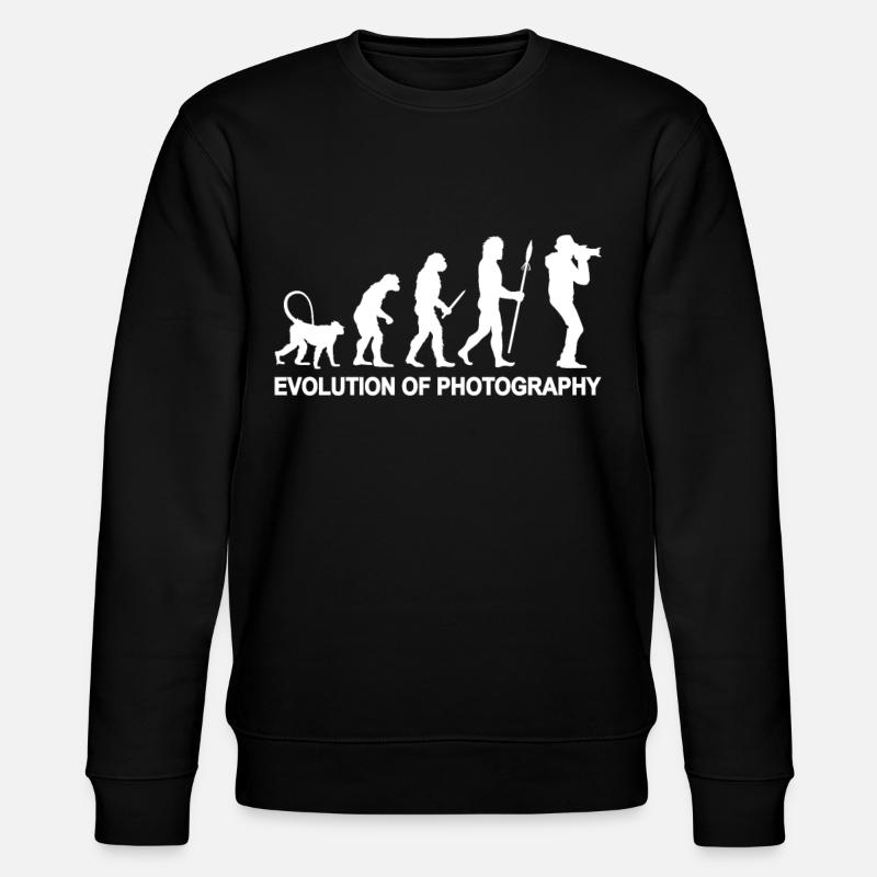 Évolution de la photographie - Sweat bio CHANGER Stanley/Stella Unisexe - noir